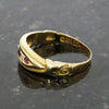 Pre Owned 18ct Yellow Gold Ruby and Diamond Ring