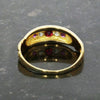 Pre Owned 18ct Yellow Gold Ruby and Diamond Ring