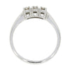 Pre Owned 18ct White Gold 0.25cts Diamond Trilogy Ring | H&H