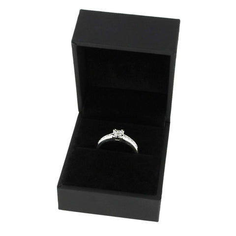 Pre Owned Ladies 9ct White Gold 0.33cts Diamond Solitaire Style Ring