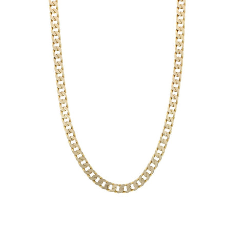 Pre Owned 9ct Yellow Gold Mens Curb Chain | H&H Family Jewellers