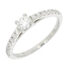 Pre Owned Platinum 0.20ct Solitaire Diamond Ring | H&H Jewellers
