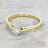 Pre Owned 18ct Yellow Gold 0.16cts Diamond Solitaire Ring