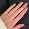 Pre Owned 9ct White Gold 0.10cts Diamond Cluster Ring
