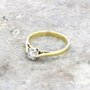 Pre Owned Ladies 18ct Yellow Gold 0.20cts Diamond Solitaire Ring | H&H