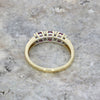 Pre Owned 9ct Yellow Gold Ruby and Diamond Half Eternity Ring | H&H