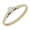 Pre Owned 9ct Yellow Gold 0.10cts Diamond Solitaire Ring