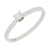 Pre Owned 18ct White Gold Diamond Solitaire Ring