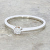 Pre Owned 18ct White Gold Diamond Solitaire Ring