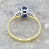 Pre Owned 18ct Yellow Gold Sapphire and Diamond Ring