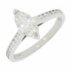 Pre Owned 18ct White Gold 0.86cts Marquise Diamond Ring