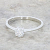 Pre Owned 9ct White Gold 0.25cts Diamond Solitaire Ring