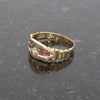 Pre Owned Vintage 15ct Yellow Gold Ruby and Diamond Ring | H&H