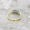 Pre Owned 18ct Yellow Gold Sapphire and 0.24cts Diamond Cluster Ring | H&H