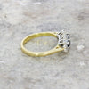 Pre Owned 18ct Yellow Gold Sapphire and 0.24cts Diamond Cluster Ring | H&H