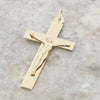 Pre Owned 9ct Yellow Gold Large Crucifix Cross Pendant