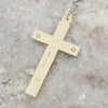 Pre Owned 9ct Yellow Gold Large Crucifix Cross Pendant