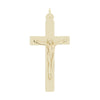 Pre Owned 9ct Yellow Gold Large Crucifix Cross Pendant