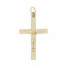 Pre Owned 9ct Yellow Gold Small Crucifix Cross Pendant