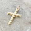 Pre Owned 9ct Yellow Gold Small Crucifix Cross Pendant