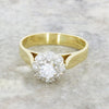 Pre Owned Vintage Style 18ct Yellow Gold Diamond Cluster Ring