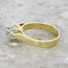Pre Owned Vintage Style 18ct Yellow Gold Diamond Cluster Ring