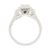 Pre Owned Vera Wang 18ct White Gold 0.95cts Diamond Cluster Ring