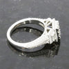 Pre Owned Vera Wang 18ct White Gold 0.95cts Diamond Cluster Ring