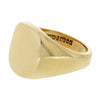 9ct Yellow Gold Heavy Polished Signet Ring Pre Owned | H&H Jewellers
