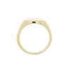 9ct Yellow Gold Heavy Polished Signet Ring Pre Owned | H&H Jewellers
