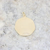 9ct Yellow Gold St Christopher Heptagon Pendant | H&H Jewellers