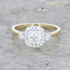 9ct Gold 0.60cts Brilliant Cut Natural Diamond Cluster Ring Pre Owned | H&H