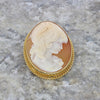 Vintage 9ct Gold Large Cameo Portrait Brooch Pre Owned CH1313 | H&H