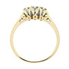 9ct Yellow Gold 0.25cts Brilliant Cut Natural Diamond Trilogy Ring | H&H
