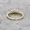 9ct Yellow Gold 0.25cts Brilliant Cut Natural Diamond Trilogy Ring | H&H