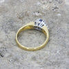 18ct Yellow Gold Heart Shape Sapphire and Diamond Ring | H&H