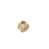 Pre Owned Rare Pandora 14ct Gold Round Multi Stone Set Charm CH1323