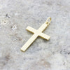 9ct Yellow Gold Cross With Feature Hallmark | H&H Family Jewellers