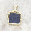 Pre Owned 9ct Yellow Gold Reversible Spinning Pendant