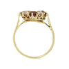 18ct Yellow Gold Ruby and Diamond Horse Shoe Ring Pre Owned | H&H