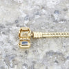 Genuine 14ct Gold Pandora Charm Bracelet 19cm With Charms Pre Owned CH1347