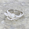 Boodles Platinum Natural Diamond Solitaire Ring and Wedding Band Set Pre Owned CH1367