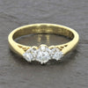 Pre Owned 18ct Yellow Gold 3 Stone Trilogy 0.25cts Diamond Ring | H&H