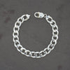 Pre Owned Sterling Silver 39.0g Heavy Curb Mens Bracelet | H&H