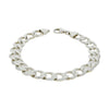 Pre Owned Sterling Silver 31.0g Heavy Curb Mens Bracelet | H&H