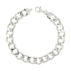 Pre Owned Sterling Silver 31.0g Heavy Curb Mens Bracelet | H&H