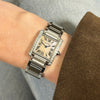Cartier Tank Francaise Ladies Watch Diamond After Set Case W51008Q3 Pre Owned RW0675