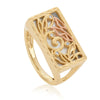 Clogau Tylwyth Teg 9ct Gold Diamond and Mother of Pearl Ring GTYT0002 | H&H