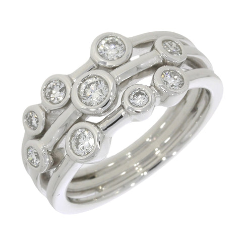 Platinum 0.52cts Diamond Raindance Design Ring | H&H Jewellers