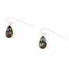 Derbyshire Blue John Sterling Silver Pear Shape Drop Earrings